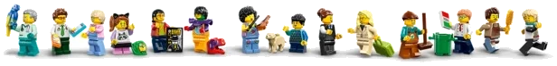 Rangée de minifigures LEGO® City