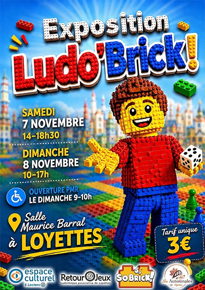 Affiche : Expo Ludo'Brick