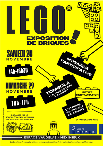 Affiche : Expo LEGO Meximieux