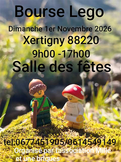 Affiche : Bourse LEGO Xertigny